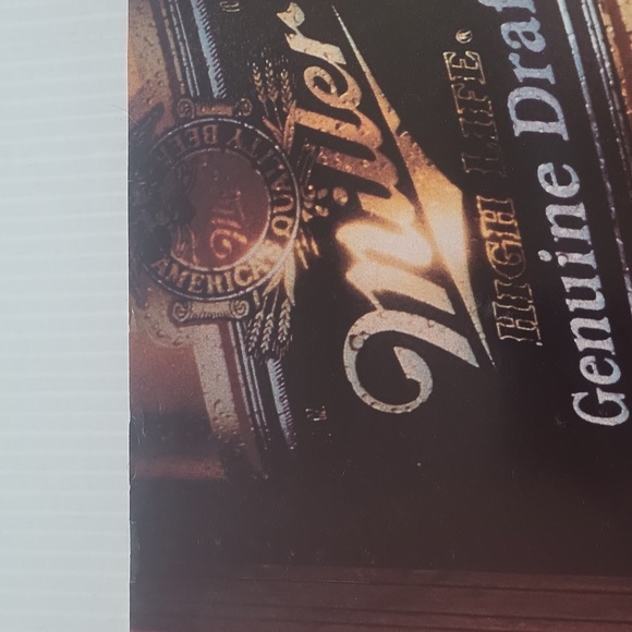 1990s Miller Genuine Draft Beer Poster Cold Filtering Is Hot Marilyn Monroe Pose - Picture 5 of 6